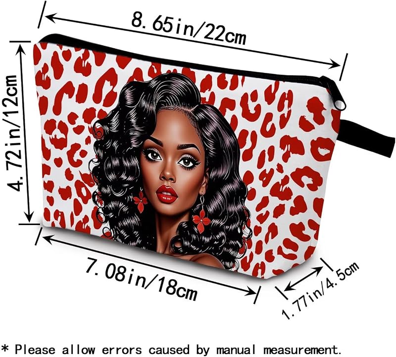Bolsa organizadora maquillaje con cremallera estética
