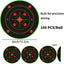100 Rollo objetivos reactivos 6pulg verde fluorescente