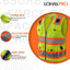 Chaleco seguridad reflectante hombre clase 2 con bolsillos
