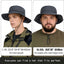 Sombrero sol talla XL XXL hombre UPF50 ala ancha plegable playa