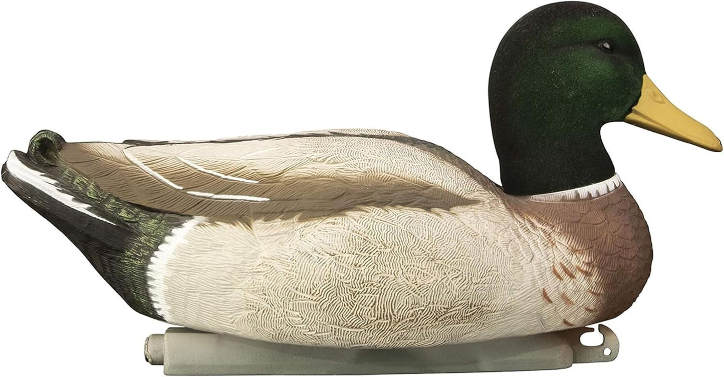 6 Pzas Decoys Pato Mallard Inflables con Cabezas Giratorias