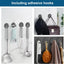 Soporte maquinilla ducha acero inox ganchos adhesivos