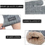 Guantes invierno mujer forro polar grueso clima frío