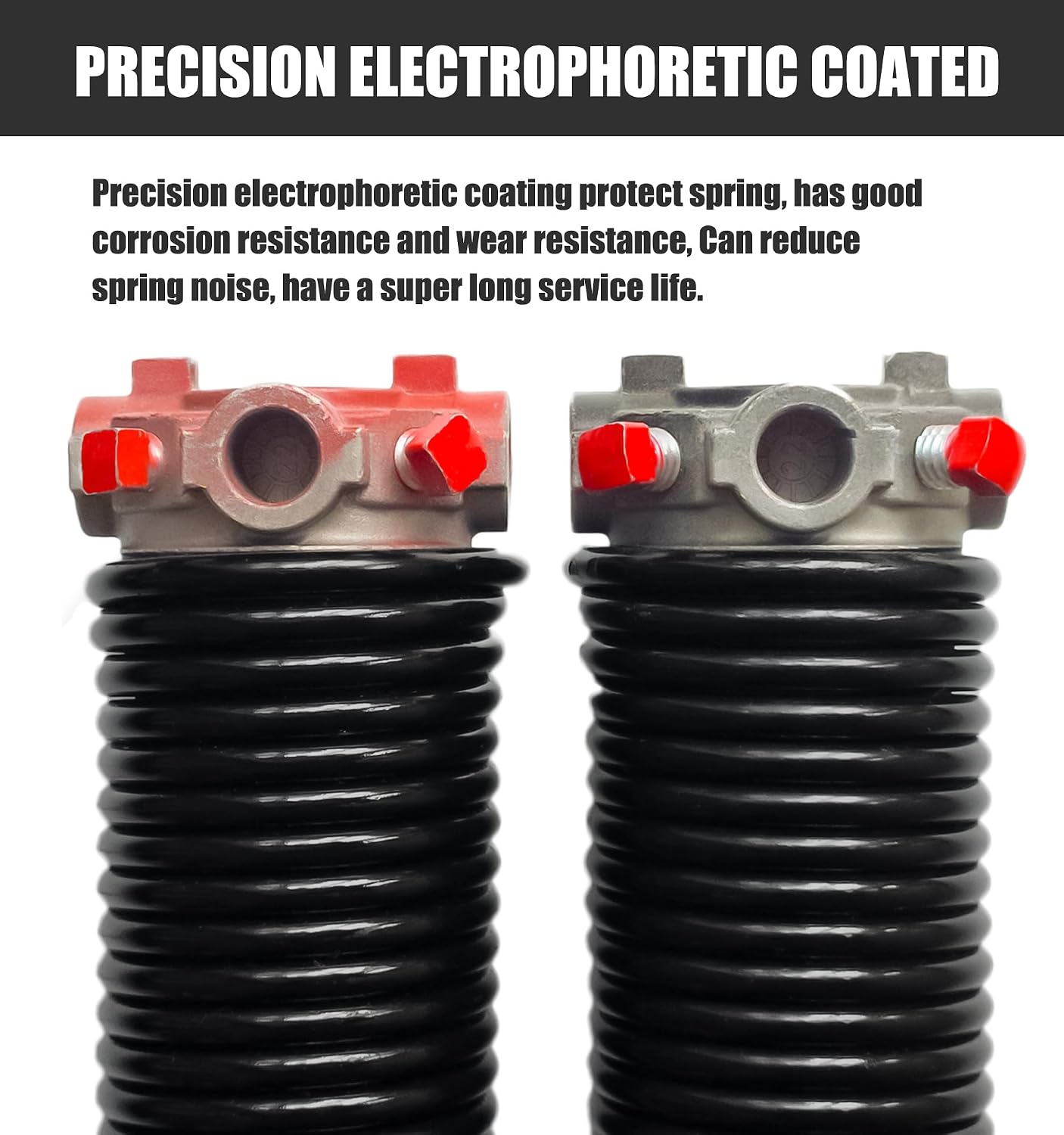 Set muelles torsión puerta garaje 2pulg antideslizantes