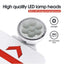 Luz emergencia LED roja doble cara con batería respaldo