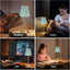 Lámpara mesa LED inalámbrica 3 brillos batería recargable