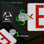 Señal salida emergencia roja 120/277V UL-listed pack 2