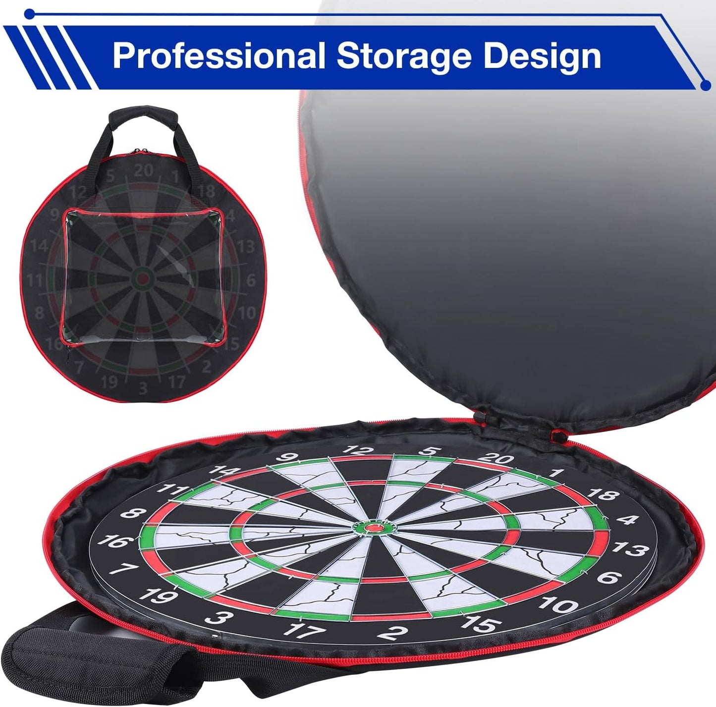 Bolsa almacenamiento tablero dardos funda impermeable