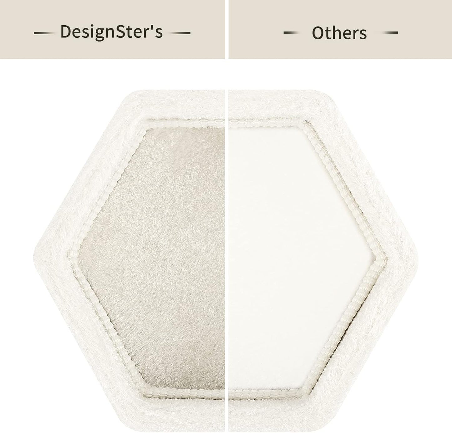 Caja terciopelo anillos vintage doble con tapa beige