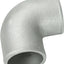 Tubo codo aluminio 90 grados 2-4"
