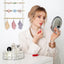 Organiz. macramé con ganchos para cabello pared puerta