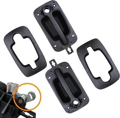 Manija puerta exterior bisel negro comp ProStar