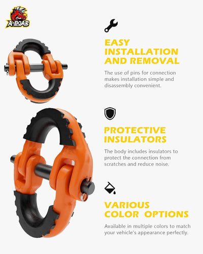 Eslabones hammerlock acero forjado para cadenas remolque 1/2
