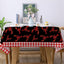 Mantel cuadros rojo y blanco para fiestas