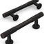 10 Tiradores Bronce Aceitado 3pulg para Armarios Cocina