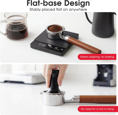Portafiltro lay-flat sin fondo compatible Breville Barista