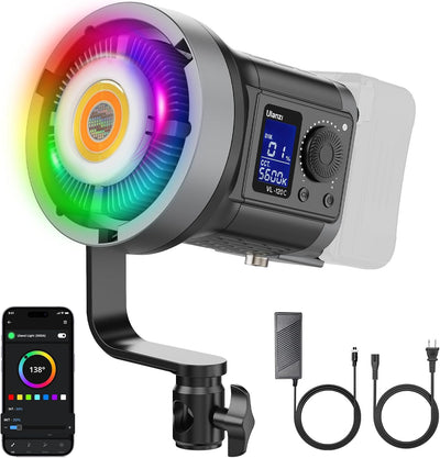 Luz RGB LED COB app control 27000lux