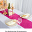 Camino mesa fucsia lentejuelas 12x108pulg set 10