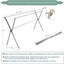 Tendedero secado ropa acero inox 82" ajustable exteriores