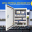 Caja eléctrica exterior acero 16x12x8pulg NEMA 4X IP66