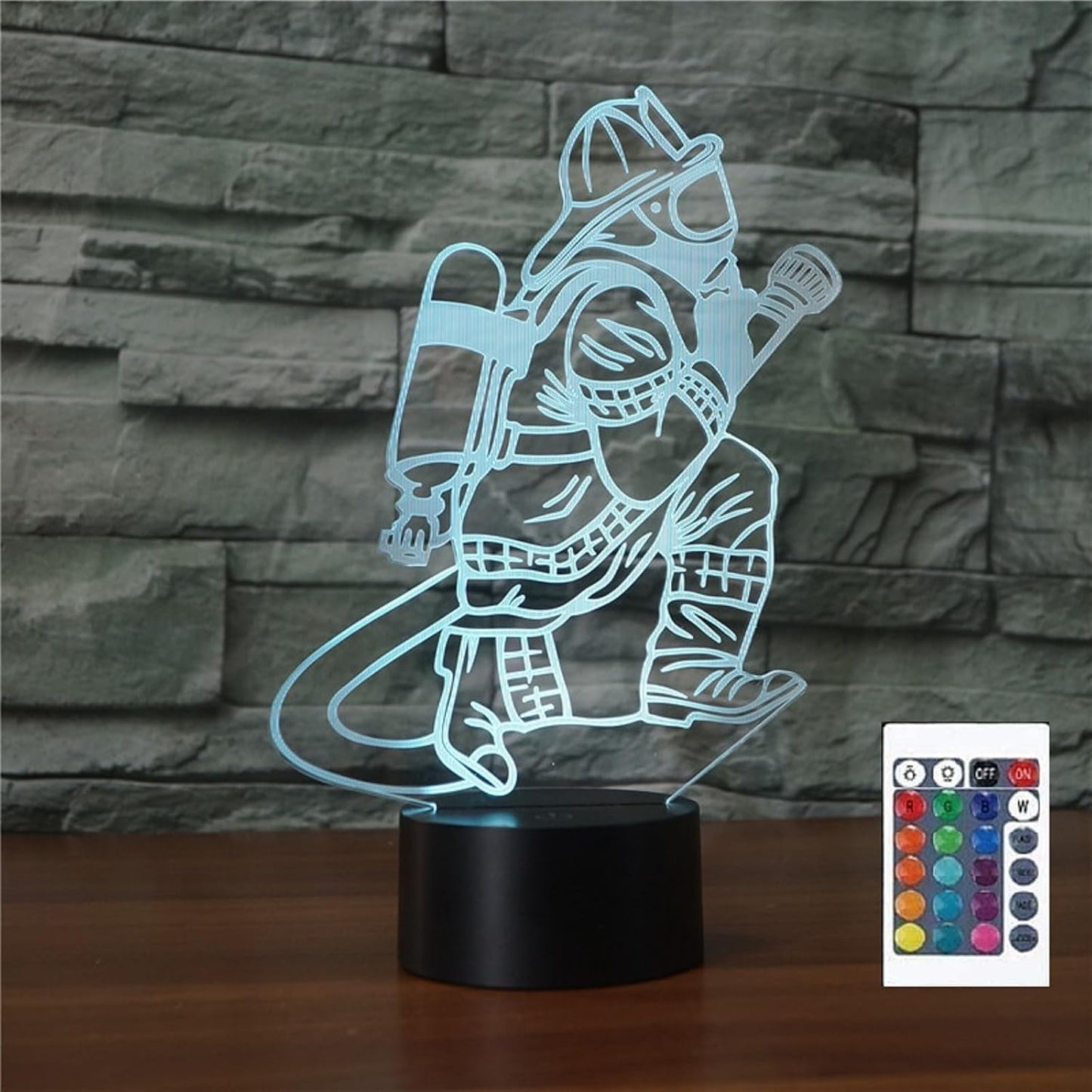 Lámpara escritorio led tactil 16 colores control remoto para niños