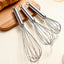 Set 3 Batidores Acero Inox 8-12pulg para Huevos Masa