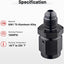 Adaptador 4an a 3an giratorio aluminio negro