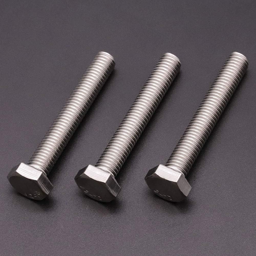 20 Pzas Perno Hex 1/4-20 Acero Inox 304