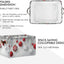 Cesta Navidad copos nieve bolsa plegable para ropa