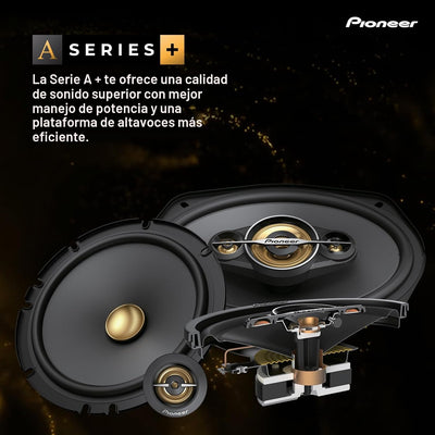 Altavoces 4 vías 6.5" 350W sonido equilibrado par