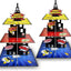 2 Soportes Cupcakes Héroe 3 Niveles Cartón Torre Fiesta