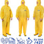 Traje química alta protección un solo uso industrial