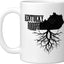 Taza Cerámica Vintage USA Patriótica Blanca