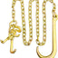 Cadena remolque 5/16" x8ft con gancho J 15" RTJ 18800lb