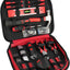 Kit herramientas 164 pzas bolsa redonda escarlata 12x11.4"