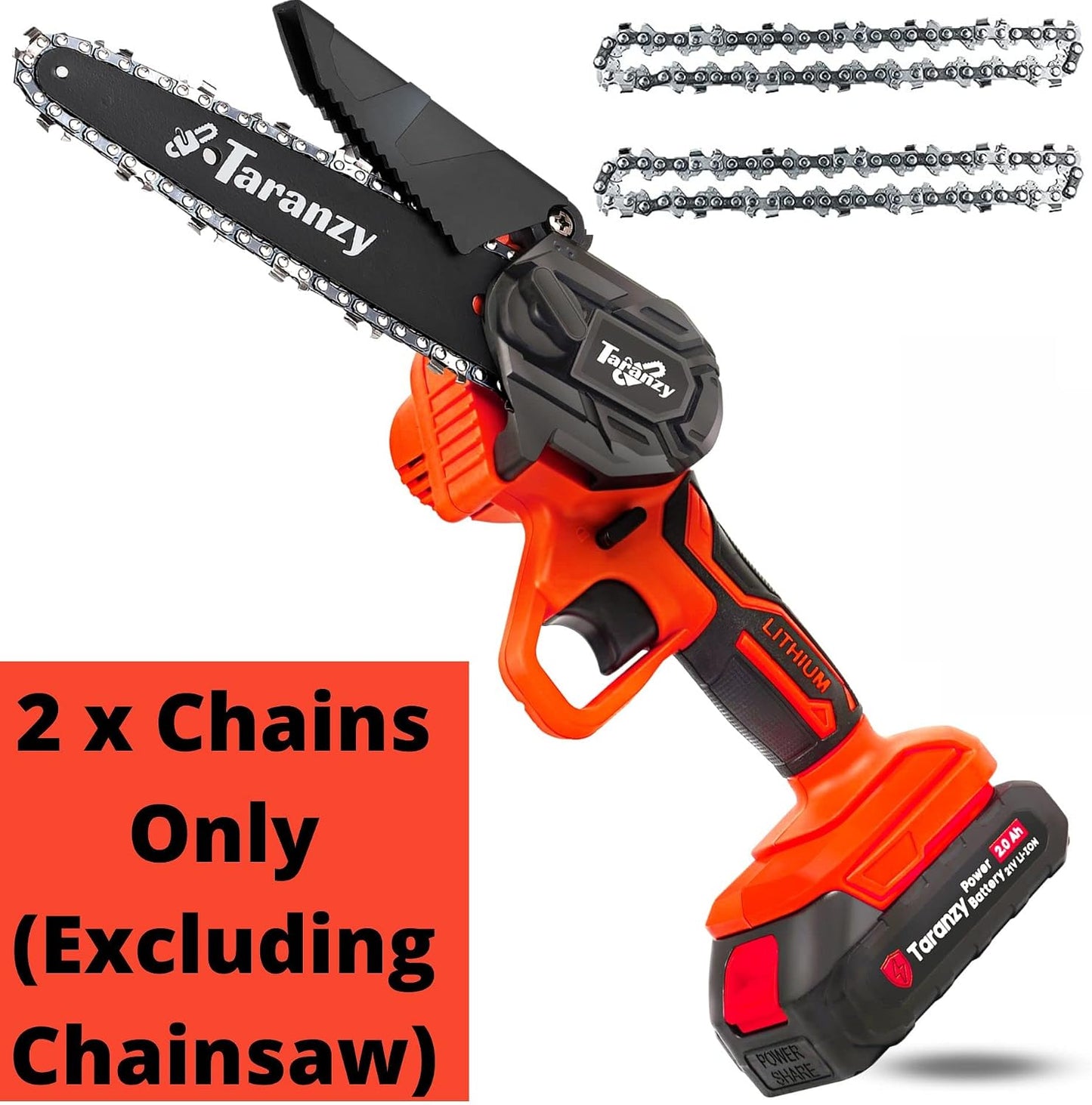 Placa y cadenas guía motosierra 6" 2 set