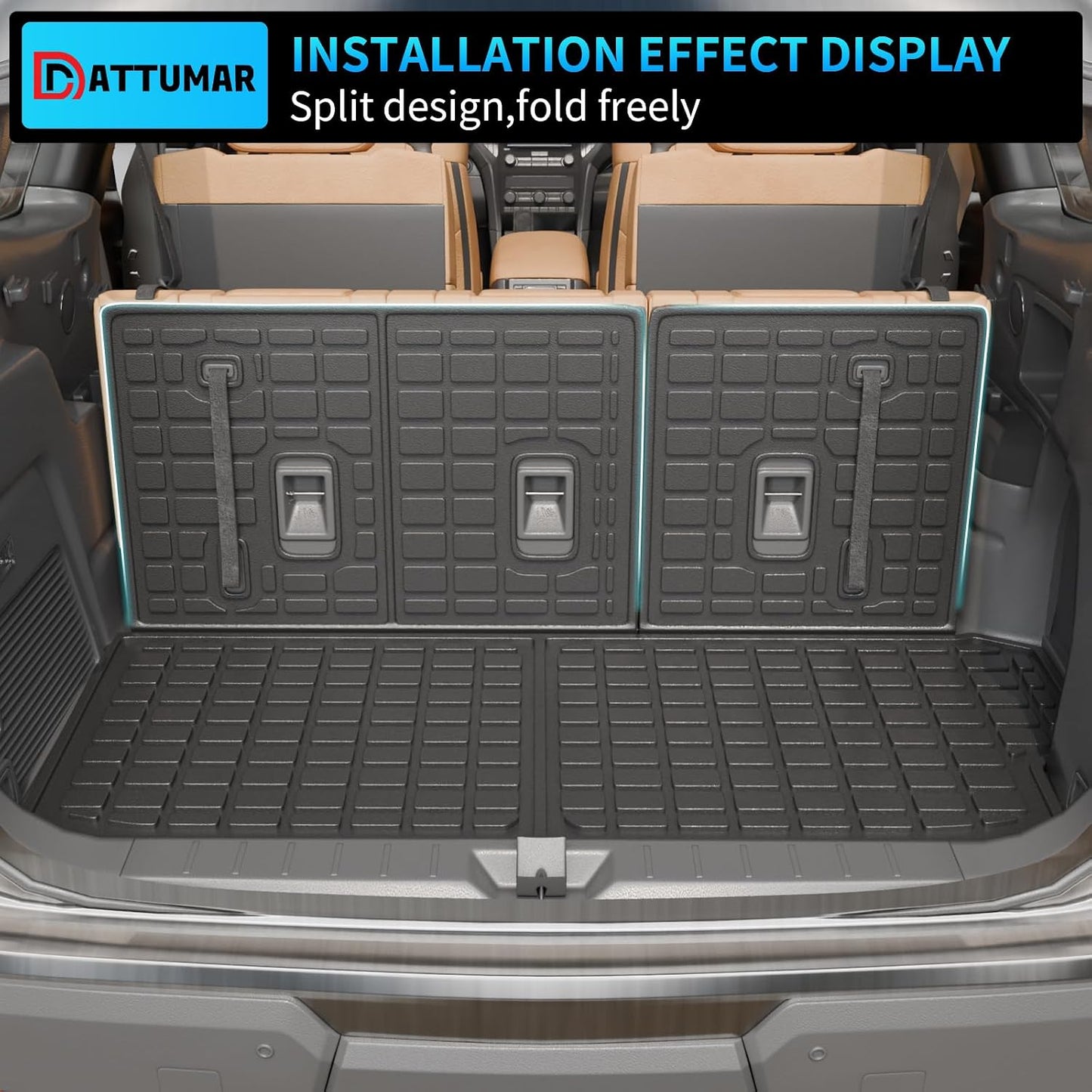 Alfombrilla protectora trasera Subaru Ascent 2019-25