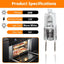 3 Bombillas G4 20W 12V Repuesto Horno Dacor
