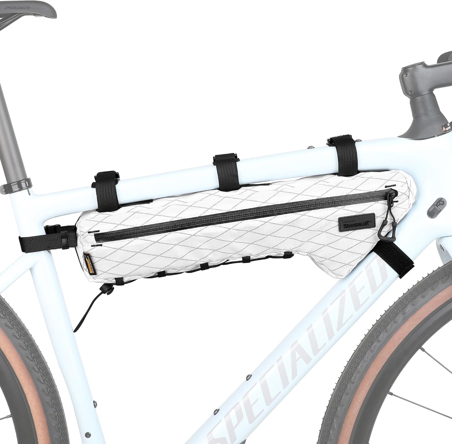 Bolsa impermeable triángulo bicicleta 2.4L nylon MTB