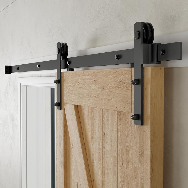 Kit herrajes puerta corrediza granero 6ft ajustable 36pulg