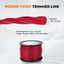Recortadora de hilo 3lb 2.7mm 105pulg resistente carrete césped