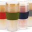 Set 4 Vasos Cerveza Vidrio Doble Pared Multicolor 16oz