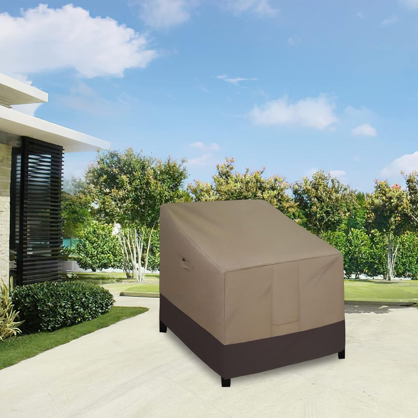 Funda silla exterior impermeable con ventilación 32x37pulg