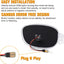 Lente cubierta luz mapa consola aérea LED blanca Dodge Ram