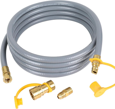 Manguera gas parrilla 3/8pulg con conexión rápida 12ft
