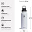Botella agua acero inox aislado tapa ancha 1180ml