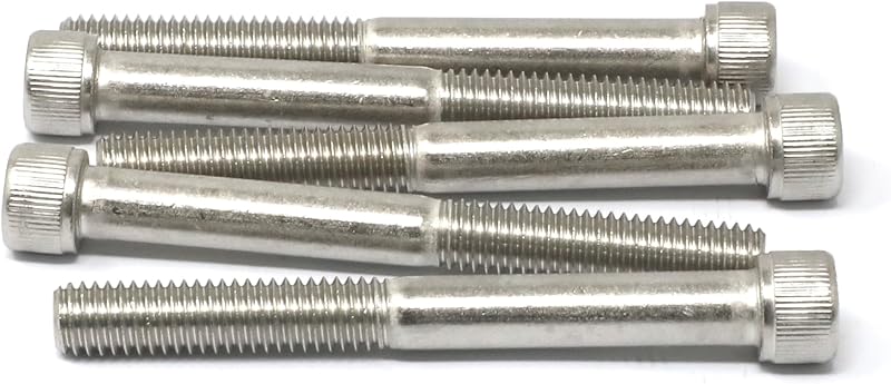 Set 5 Pzas S de Cabeza Hexagonal Acero Inox 304 3/8-16x3-1/2
