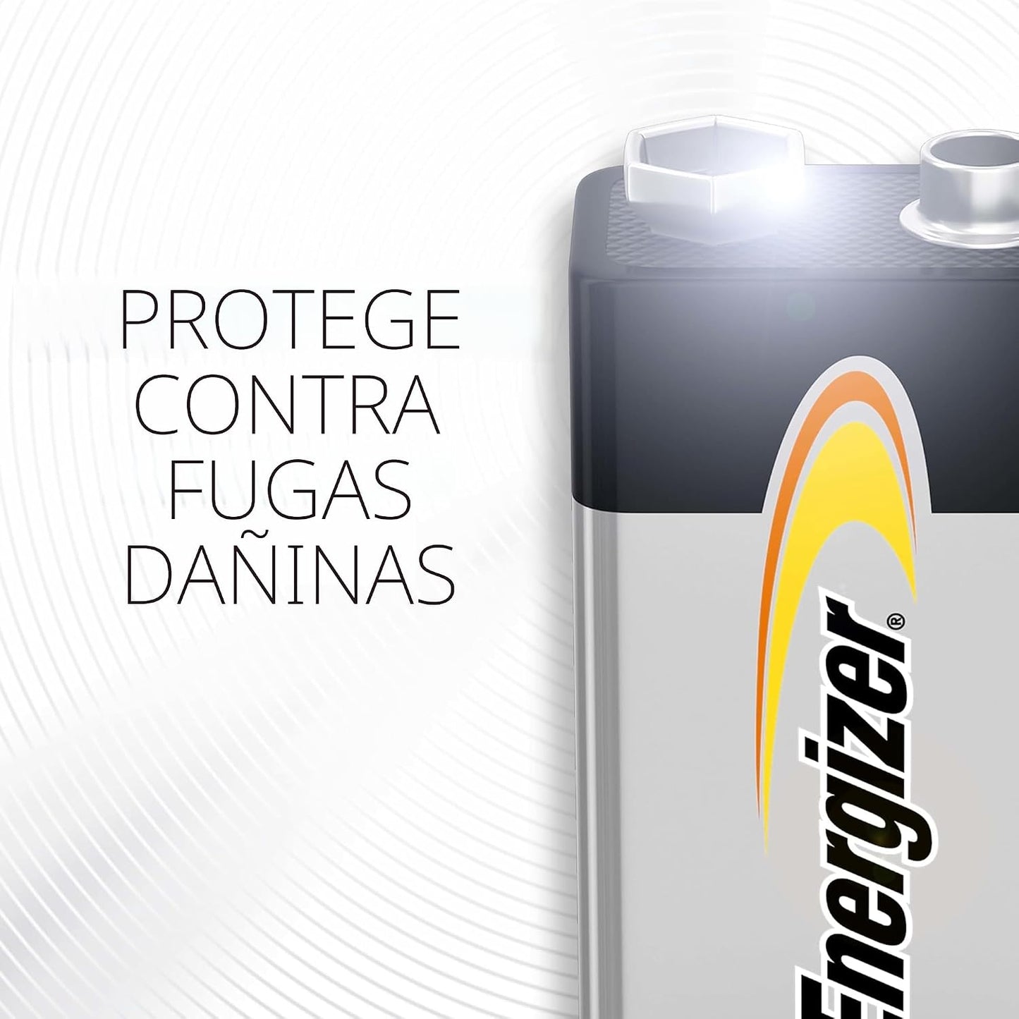 Baterías alcalinas 9V pack 8 larga duración