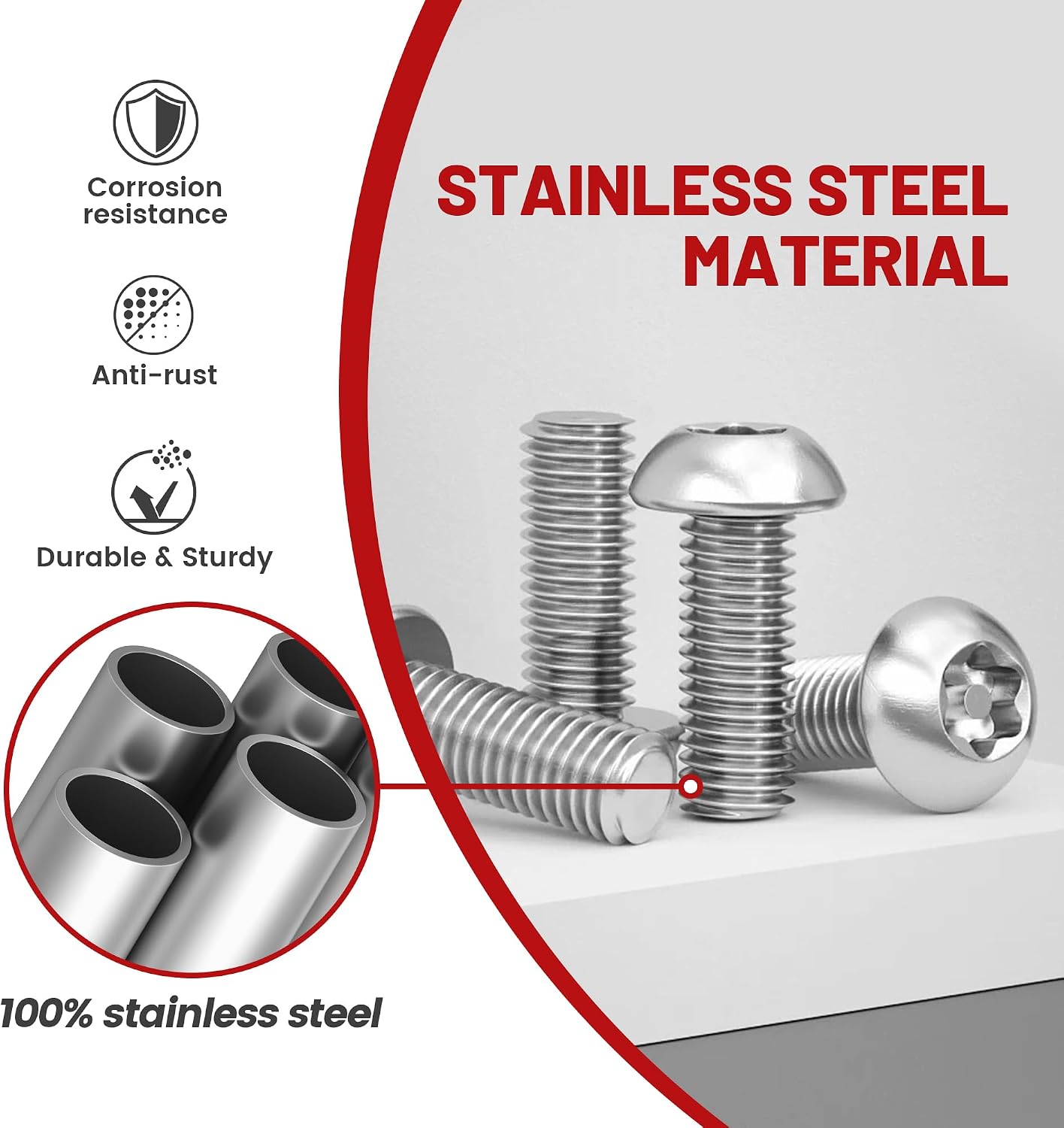 Sujetadores antirrobo para matrícula acero inox