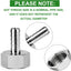 2 Pzas Conectores Manguera Acero Inox 3/4" GHT